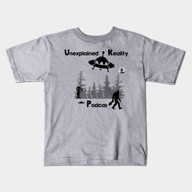 Unexplained Reality Podcast - Old School Kids T-Shirt by unexplained_reality